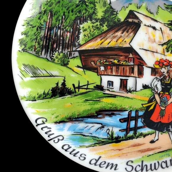 Vintage German Kleiber Bavaria 4 Inch Tinket Plate Grub aus dem Schwarzwald - Picture 4 of 9